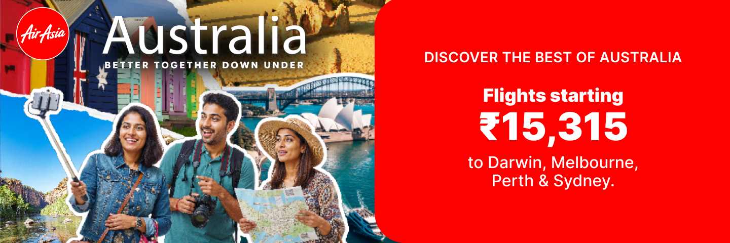 AirAsia Drives Awareness and Consideration for Australia Through Multi City OOH Campaign, Executed by The Media Ant