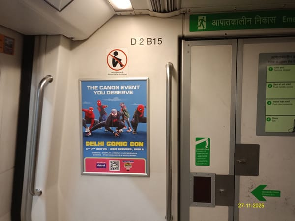 Comic Con India Executes High-Impact Brand Awareness Through Delhi Metro Train Branding Campaign with The Media Ant